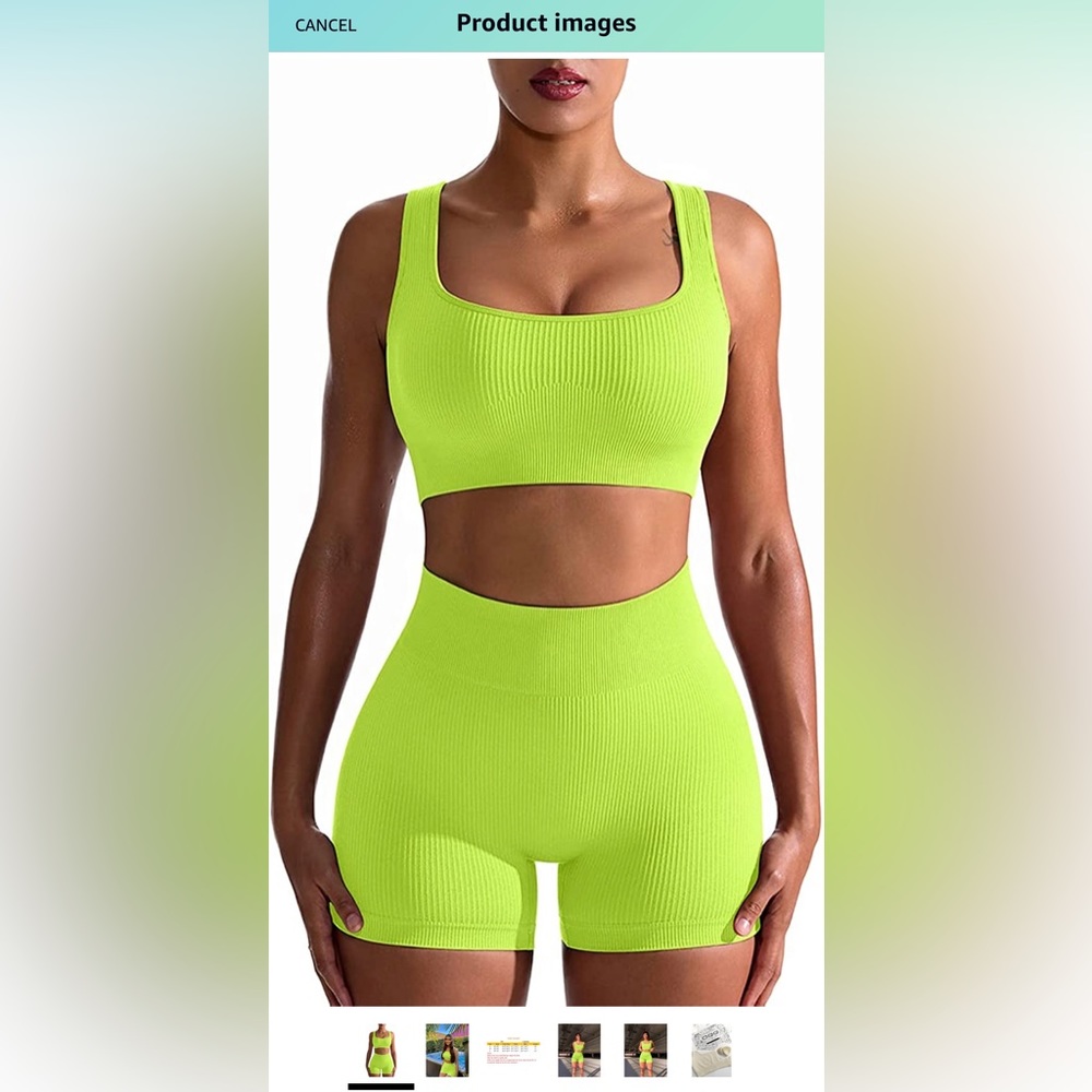 New workout set